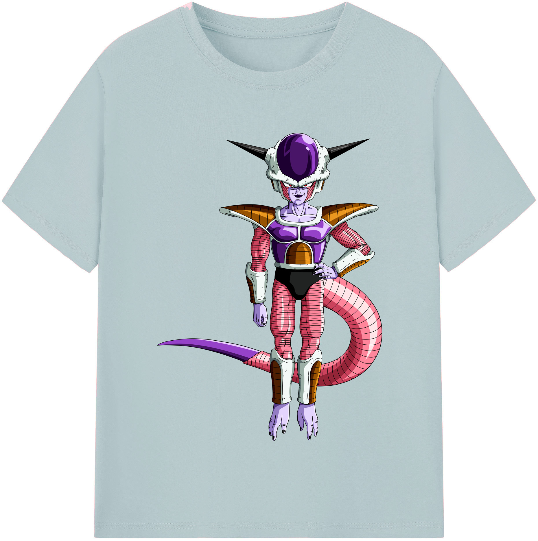 （画像用） ドラゴンボール フリーザ DRAGON BALL Frieza 綿100％半袖Tシャツ（フロントプリント）